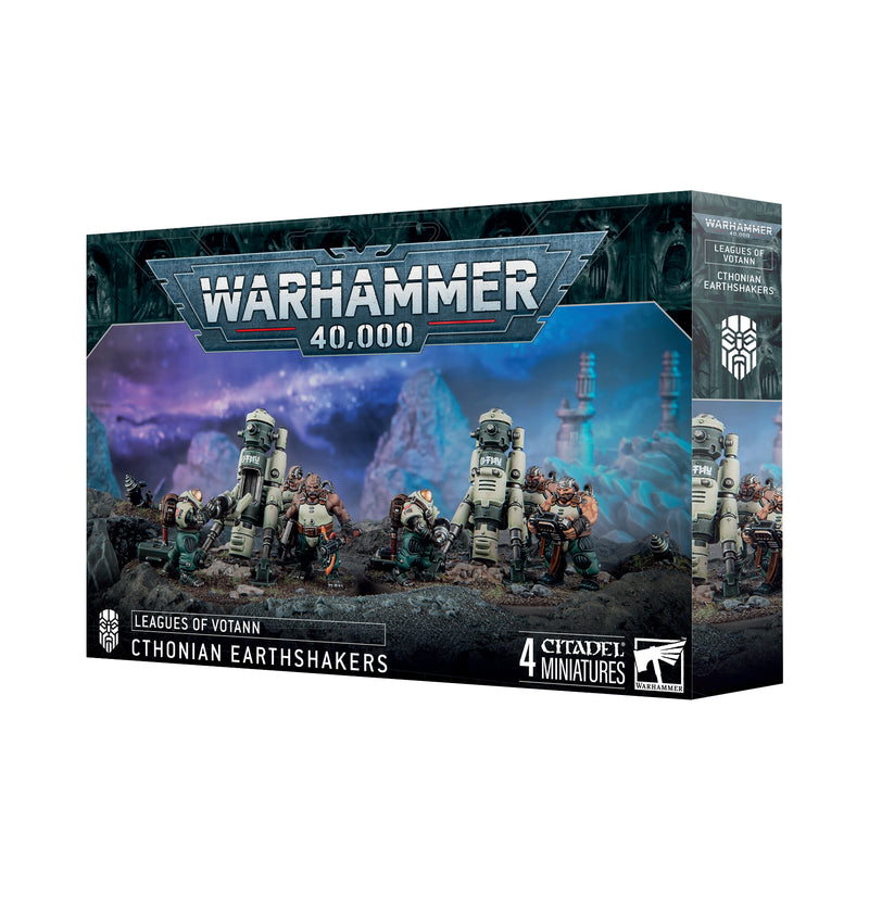 Warhammer 40,000 - Leagues of Votann - Cthonian Earthshakers (Preorder August 23) - Miniature -  Games Workshop