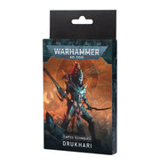 Warhammer 40,000 - Datasheet Cards: Drukhari - 10th Edition - Miniature -  Games Workshop