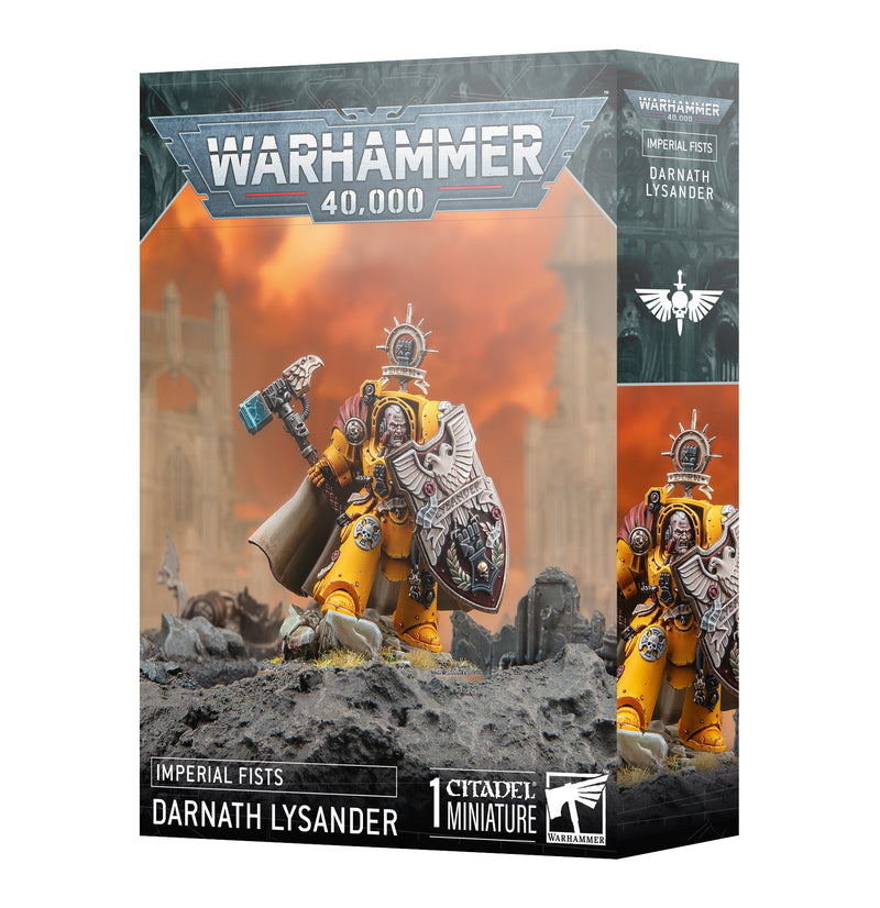 Warhammer 40,000 - Imperial Fists - Darnath Lysander (Preorder September 20) - Miniature -  Games Workshop