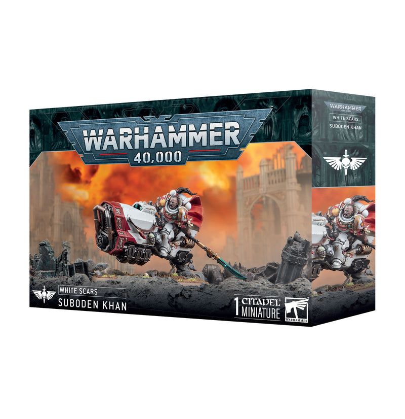 Warhammer 40,000 - White Scars - Suboden Khan (preorder Dec 6)