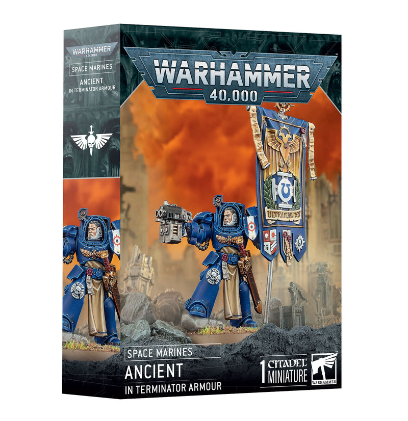 Warhammer 40,000 - Space Marines - Ancient In Terminator Armour (preorder Dec 6)