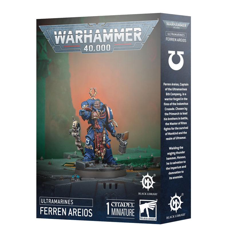 Warhammer 40,000 - Ultramarines - Feren Areios (preorder Dec 6) - Miniature -  Games Workshop