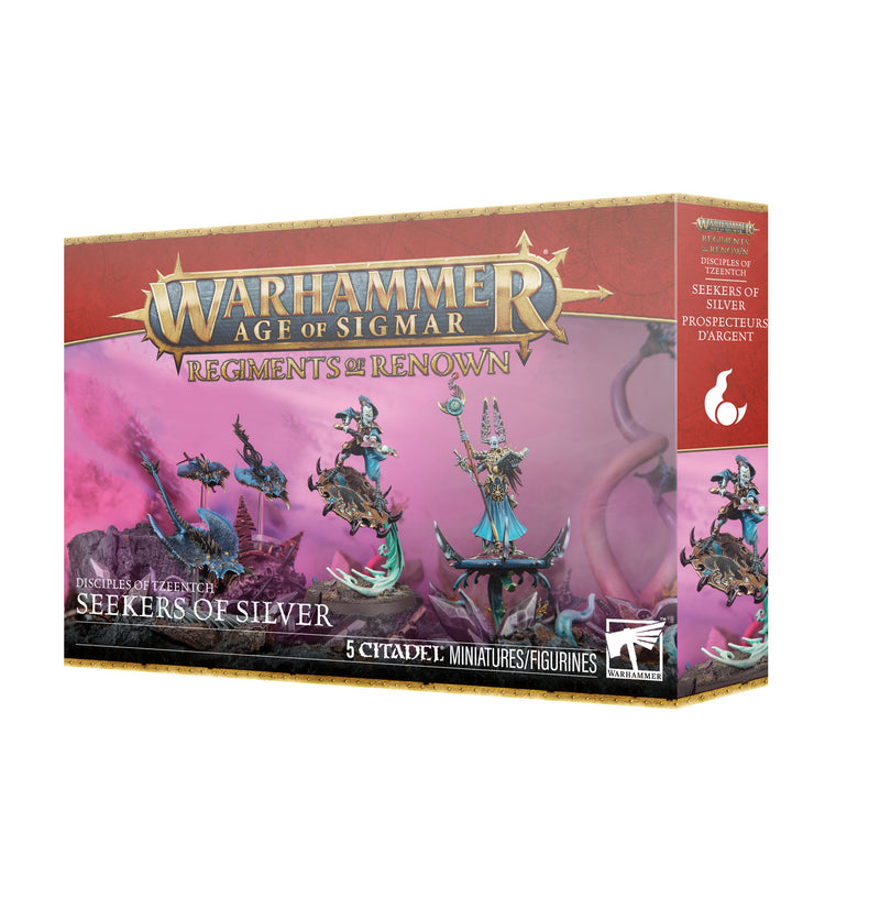 Warhammer: Age of Sigmar - Disciples of Tzeentch - Seekers of Silver (Preorder Feb 21) - Miniature -  Games Workshop