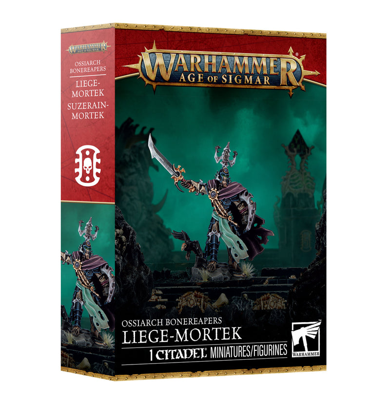 Warhammer: Age of Sigmar - Ossiarch Bonereapers - Liege-Mortek (Preorder Mar 7) - Miniature -  Games Workshop