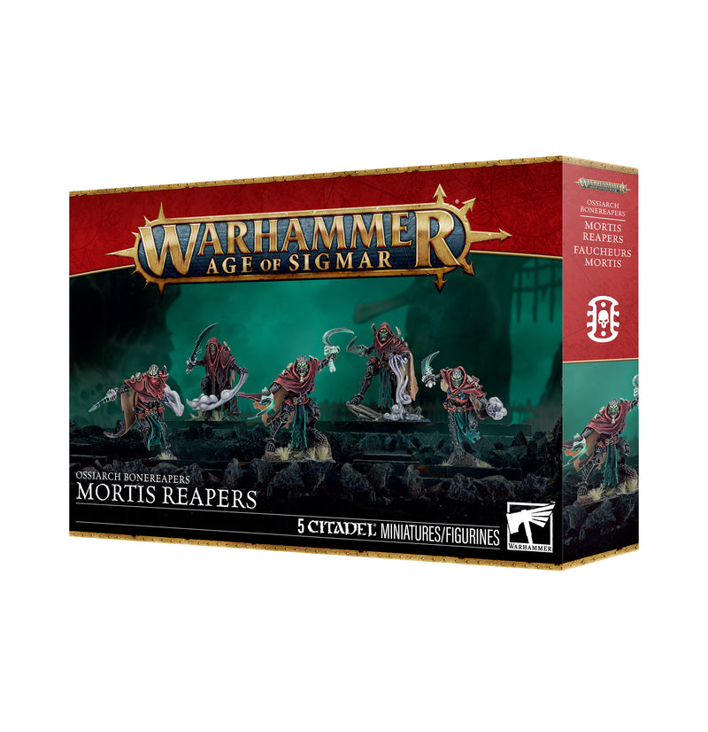 Warhammer: Age of Sigmar - Ossiarch Bonereapers - Mortis Reapers (Preorder Mar 7) - Miniature -  Games Workshop