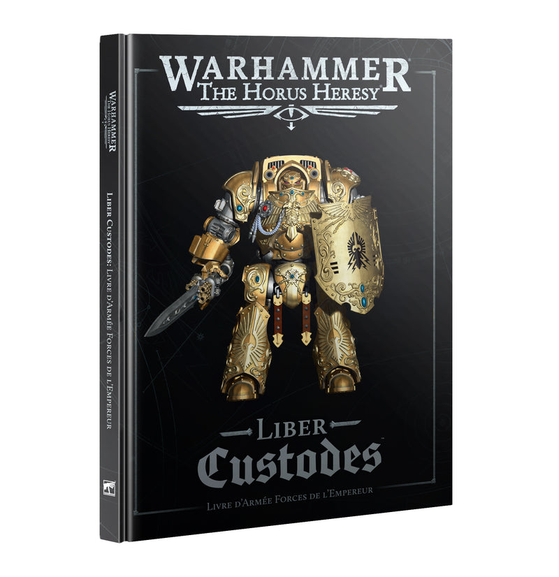 Warhammer: The Horus Heresy - Liber Custodes - 3rd Edition - Hardcover (Preorder Apr 4) - Miniature -  Games Workshop