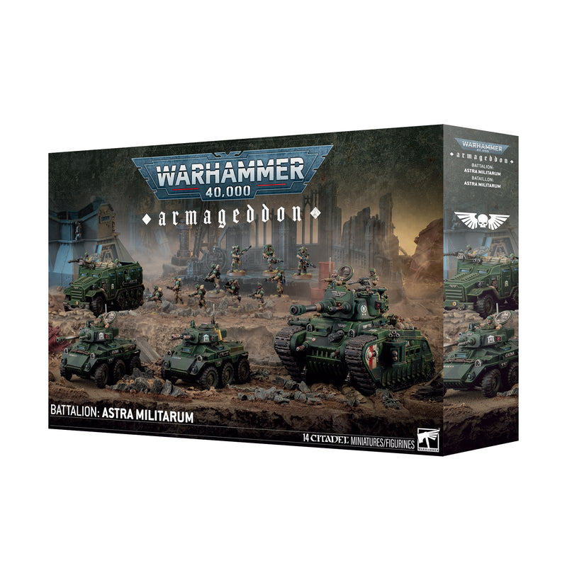 Warhammer 40,000 - Astra Militarum - Armageddon Battalion (Preorder May 9) - Miniature -  Games Workshop