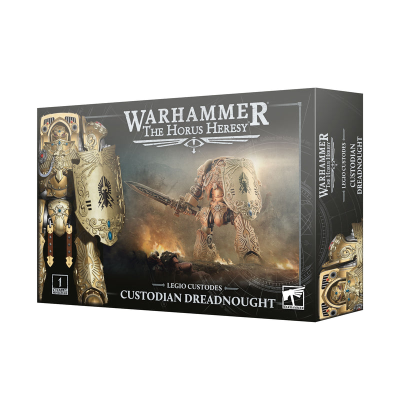 Warhammer: The Horus Heresy - Legio Custodes - Custodian Dreadnought (Preorder Apr 25) - Miniature -  Games Workshop