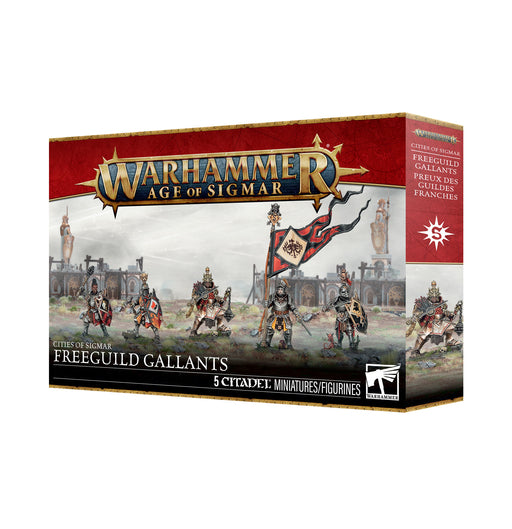 Warhammer: Age of Sigmar - Cities of Sigmar - Freeguild Gallants (Preorder May 30) - Miniature -  Games Workshop