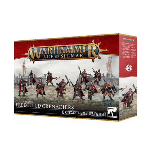 Warhammer: Age of Sigmar - Cities of Sigmar - Freeguild Grenadiers (Preorder May 30) - Miniature -  Games Workshop