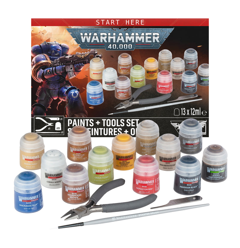 Warhammer 40,000 - Paints + Tools (Preorder Jul 25)
