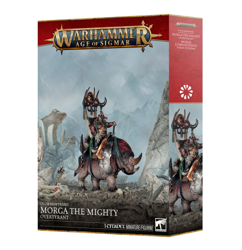Warhammer: Age of Sigmar - Ogor Mawtribes - Morga the Mighty Overtyrant (Preorder Aug 29)