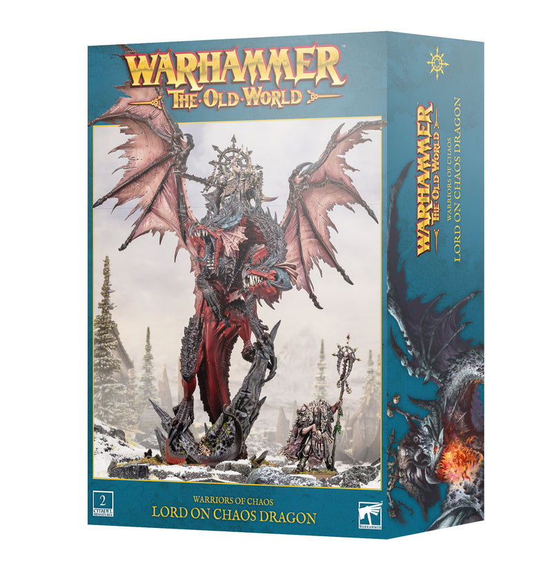 Warhammer: The Old World - Warriors of Chaos - Lord on Chaos Dragon (Preorder Aug 22)