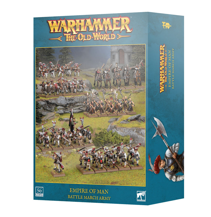 Warhammer: The Old World - Empire of Man - Battle March Army (Preorder Sep 12)