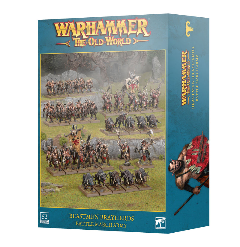 Warhammer: The Old World - Beastmen Brayherds - Battle March Army (Preorder Sep 12)