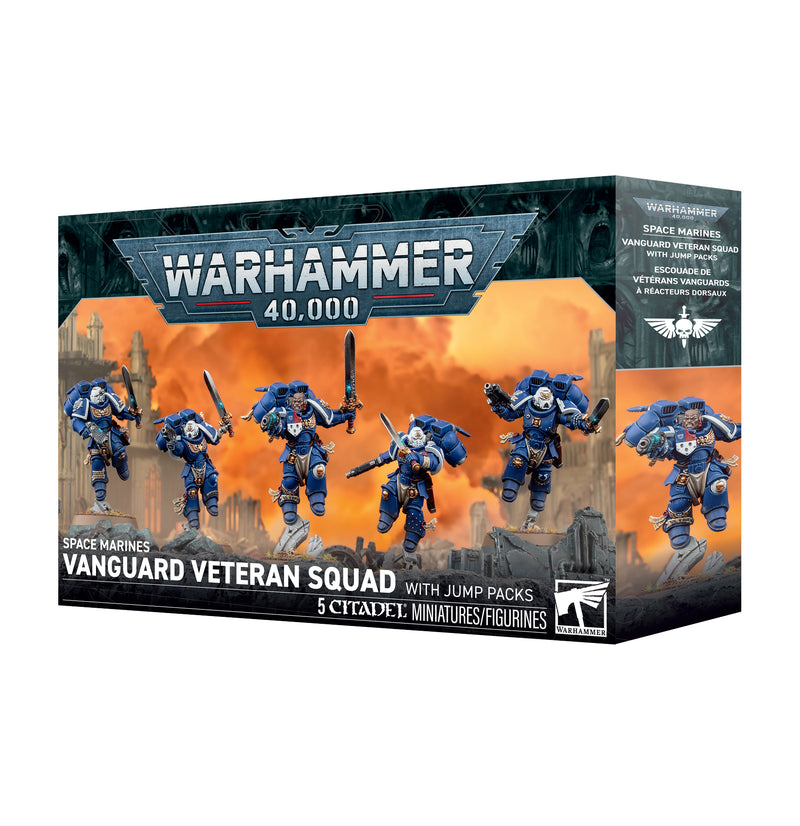Warhammer 40,000 - Space Marines - Vanguard Veteran Squad with Jump Packs (Preorder Oct 3)
