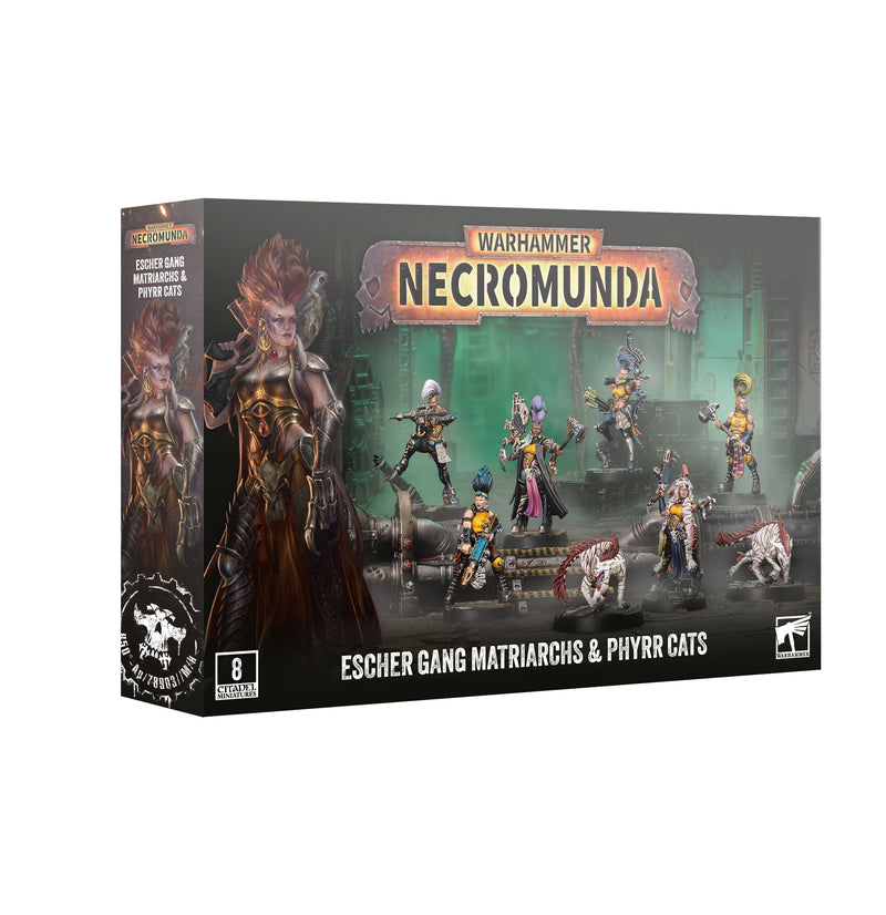 Warhammer: Necromunda - Escher Gang Matriarchs & Phyrr Cats (Preorder Sep 19)