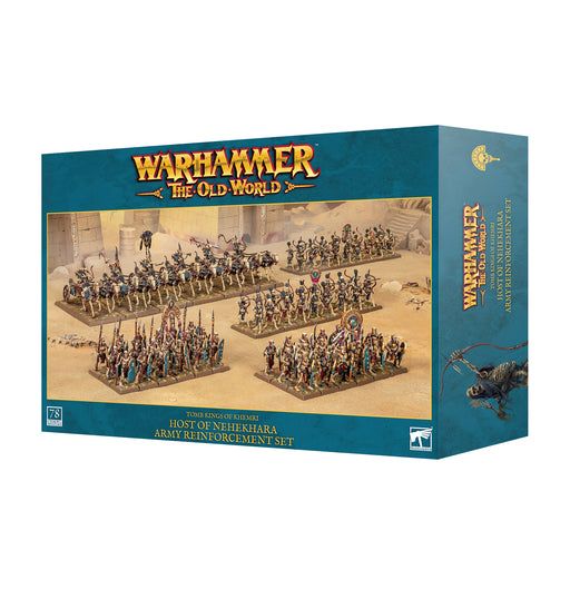 Warhammer: The Old World - Tomb Kings of Khemri - Host of Nehekhara Army Reinforcement Set (Preorder Nov 7) - Miniature -  Games Workshop