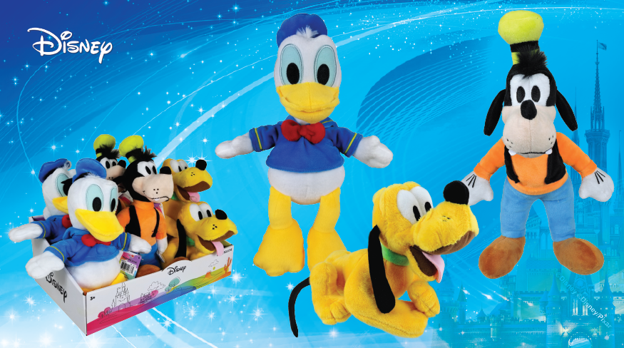 DISNEY PLUSH SMALL DONALD PLUTO GOOFY Goofy