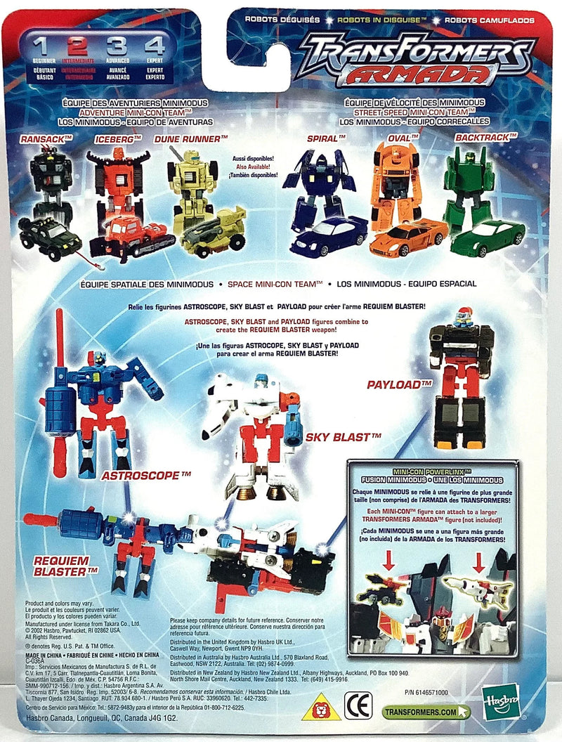 Transformers Armada Astroscope Payload & Sky Blast Space Mini-Con SET - Collectables > Action Figures > toys -  Hasbro