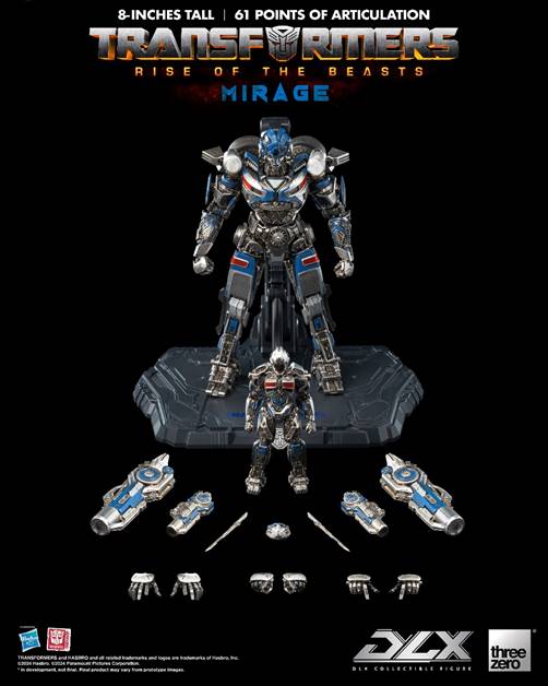 Transformers: Rise of the Beasts DLX Scale Collectible Series Mirage (preorder Q2 2025) - Collectables > Action Figures > toys -  ThreeZero