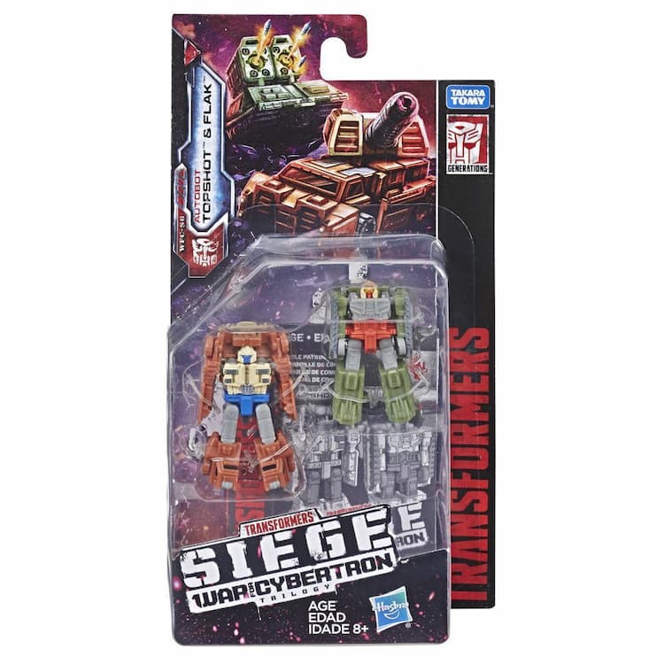Transformers War for Cybertron Siege Series Topshot & Flak - Collectables > Action Figures > toys -  Hasbro