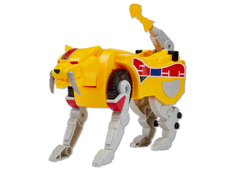 Mighty Morphin Power Rangers Re-Ignition - Sabertooth Tiger Combinable Dinozord - Collectables > Action Figures > toys -  PLAYMATES