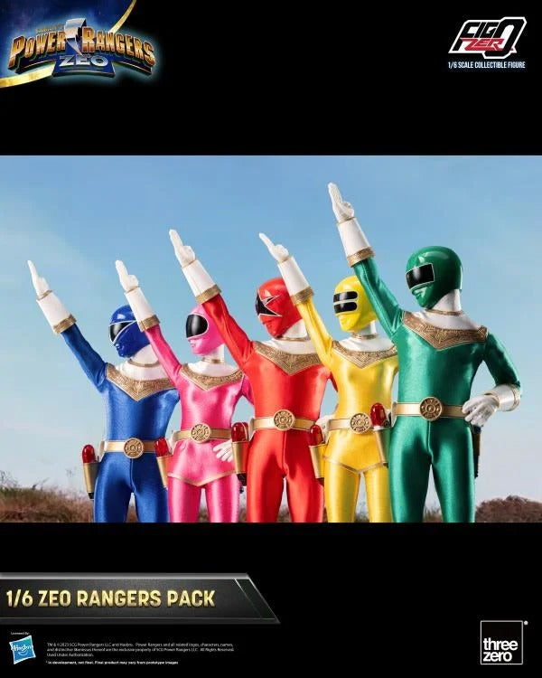Power Rangers Zeo - FigZero Zeo Rangers 1/6 Scale Figure 5-Pack - Collectables > Action Figures > toys -  ThreeZero