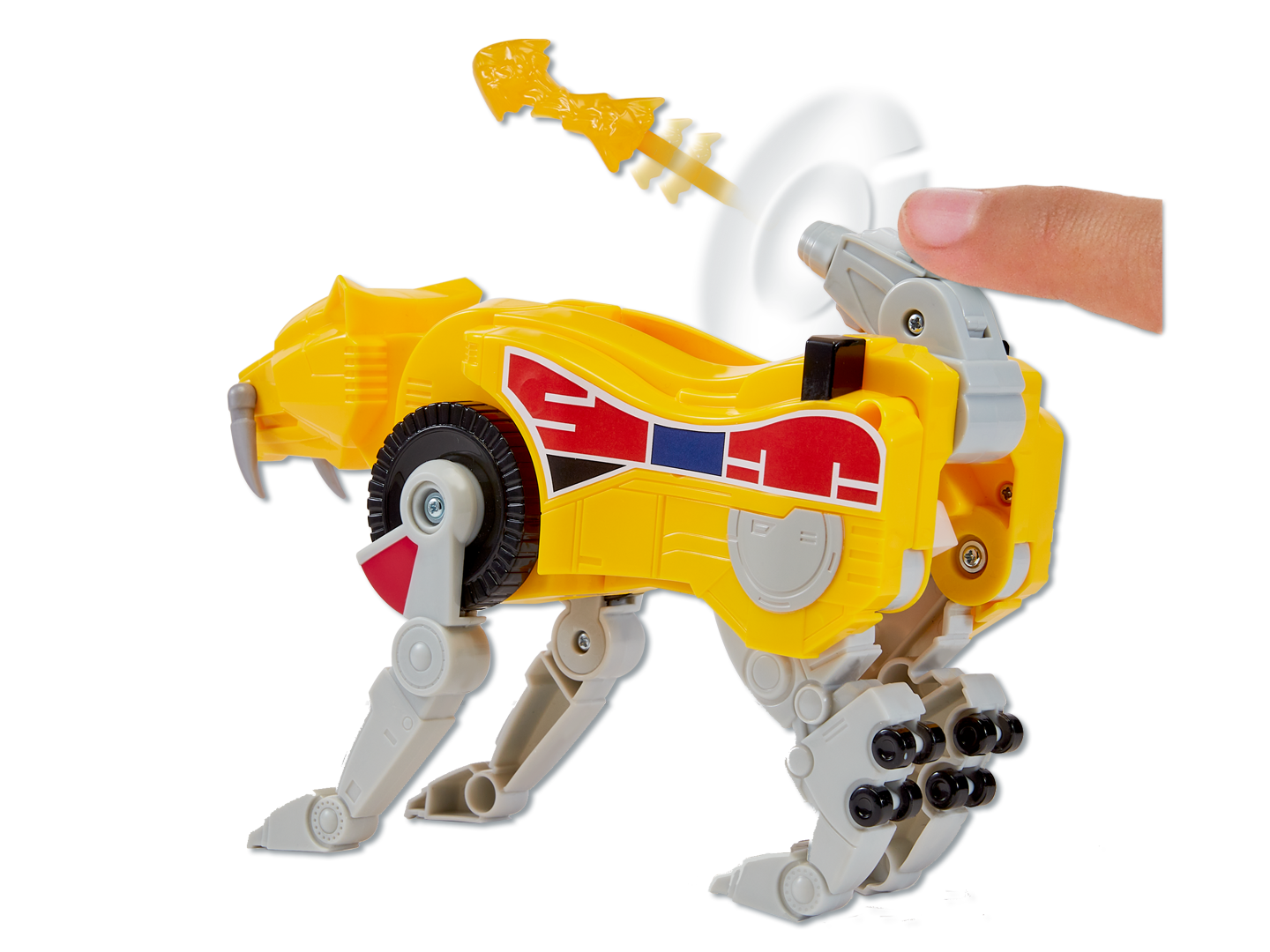 Mighty Morphin Power Rangers Re-Ignition - Sabertooth Tiger Combinable ...