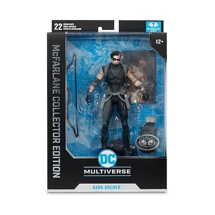 DC Multiverse Collector Edition - Green Arrow - Dark Archer - Platinum / Chase - Collectables > Action Figures > toys -  McFarlane Toys