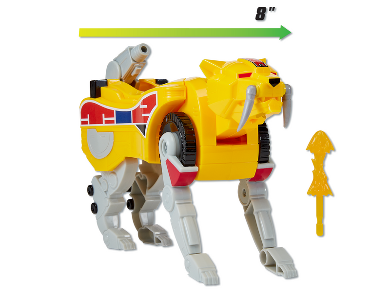 Mighty Morphin Power Rangers Re-Ignition - Sabertooth Tiger Combinable Dinozord - Collectables > Action Figures > toys -  PLAYMATES
