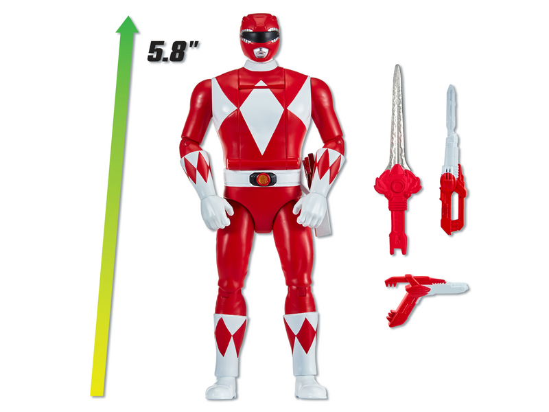 Mighty Morphin Power Rangers Re-Ignition - Auto-Morphin Red Ranger - Collectables > Action Figures > toys -  PLAYMATES