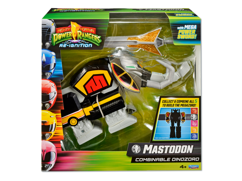 Mighty Morphin Power Rangers Re-Ignition - Mastodon Combinable Dinozord - Collectables > Action Figures > toys -  PLAYMATES