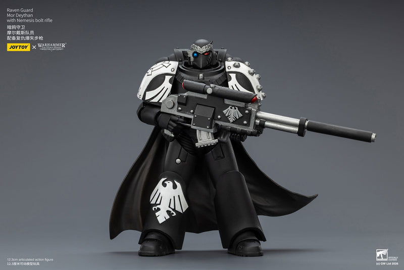 JoyToy - Warhammer: The Horus Heresy Raven Guard Mor Deythan with Nemesis Bolt Rifle 1/18 Scale Action Figure