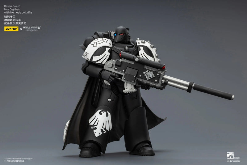 JoyToy - Warhammer: The Horus Heresy Raven Guard Mor Deythan with Nemesis Bolt Rifle 1/18 Scale Action Figure