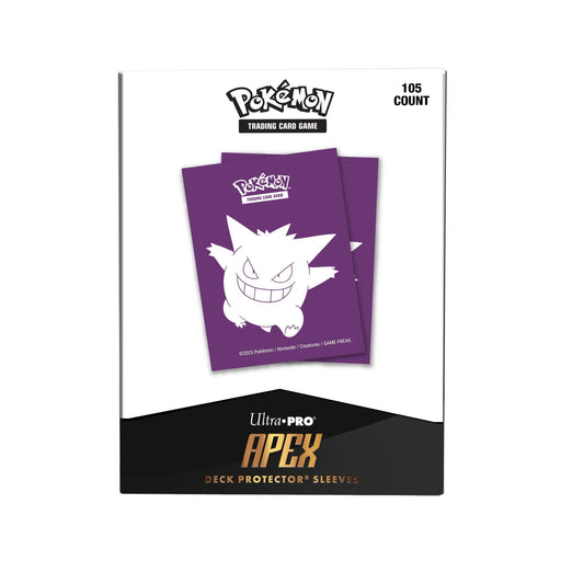 Ultra Pro - Elite Gengar 105ct Apex Deck Protector Sleeves for Pokémon - Card Games > Collectables > TCG > CCG -  Ultra Pro