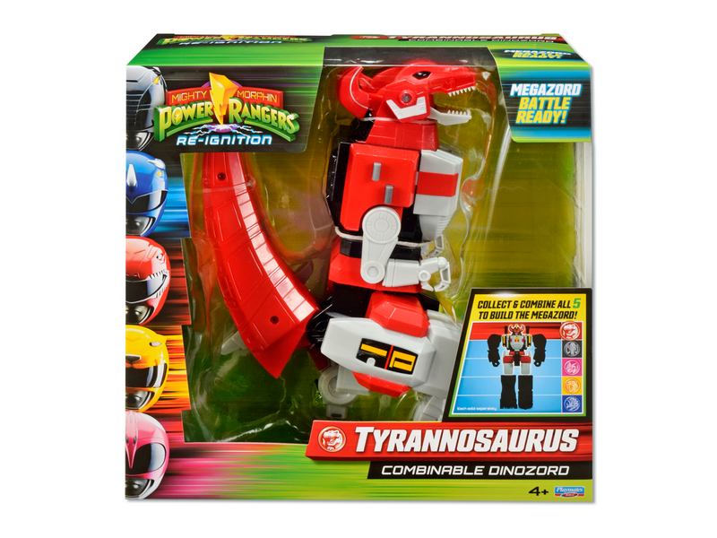 Mighty Morphin Power Rangers Re-Ignition - Tyrannosaurus Combinable Dinozord - Collectables > Action Figures > toys -  PLAYMATES