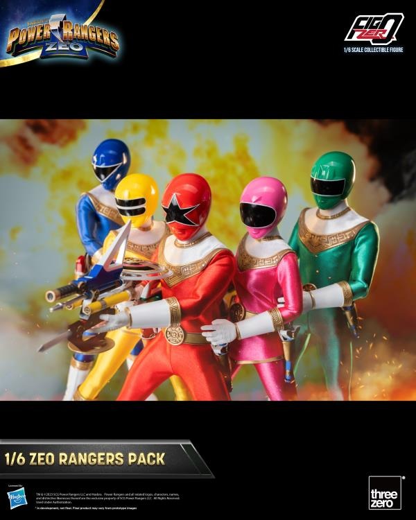 Power Rangers Zeo - FigZero Zeo Rangers 1/6 Scale Figure 5-Pack - Collectables > Action Figures > toys -  ThreeZero