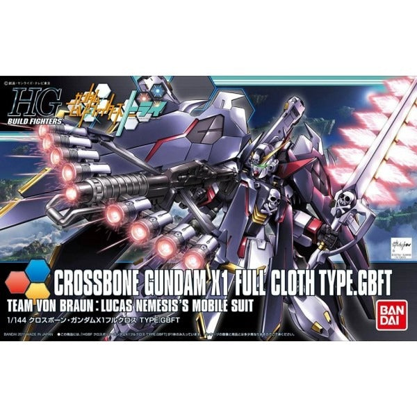 HGBF 035 Crossbone Gundam X-1 Full Cloth Ver.GBFT 1/144