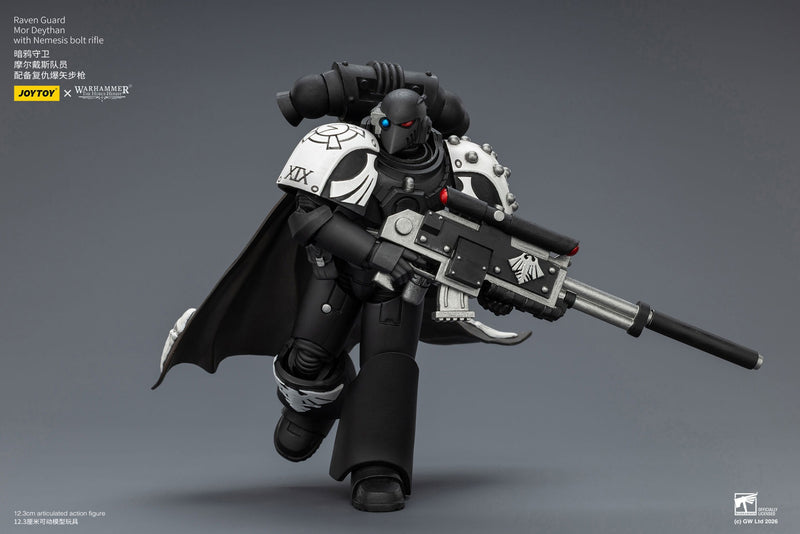 JoyToy - Warhammer: The Horus Heresy Raven Guard Mor Deythan with Nemesis Bolt Rifle 1/18 Scale Action Figure