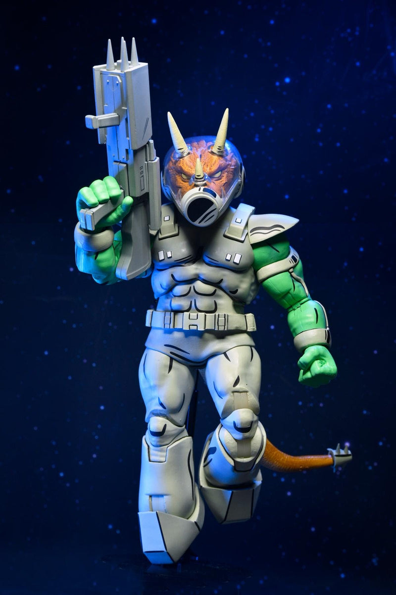 Teenage Mutant Ninja Turtles (Mirage Comics) - 7” Scale Action Figure - Shock Commando Triceraton (Preorder Aug 2026) - Collectables > Action Figures > toys -  Neca