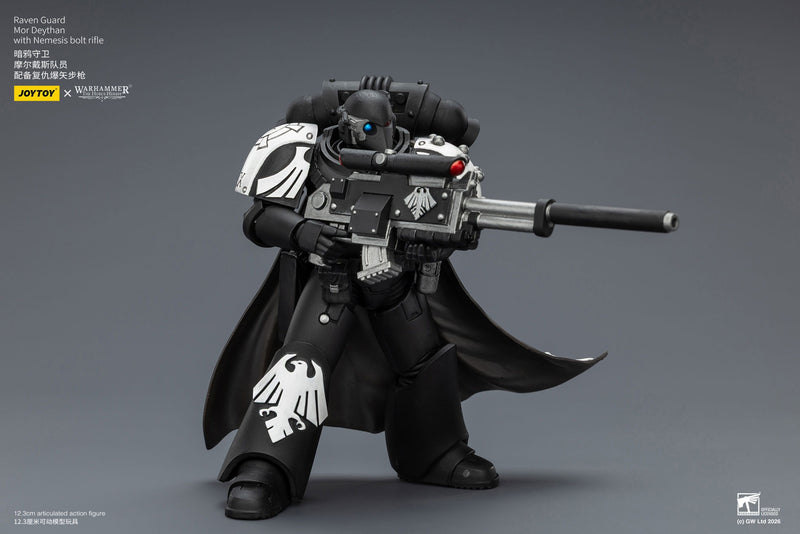 JoyToy - Warhammer: The Horus Heresy Raven Guard Mor Deythan with Nemesis Bolt Rifle 1/18 Scale Action Figure