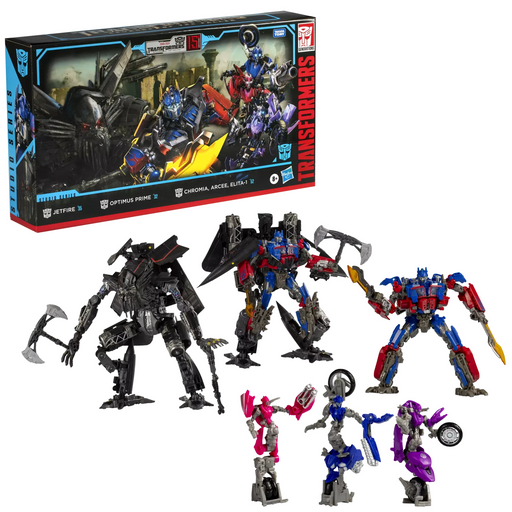 Transformers Studio Series Transformers Revenge of The Fallen 15th Anniversary Autobot Multipack Optimus Prime, Jetfire, Chromia, Elita-1, Arcee - Collectables > Action Figures > toys -  Hasbro