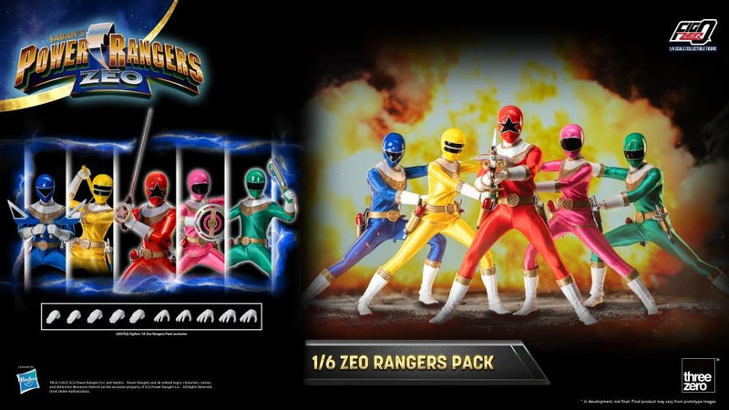 Power Rangers Zeo - FigZero Zeo Rangers 1/6 Scale Figure 5-Pack - Collectables > Action Figures > toys -  ThreeZero