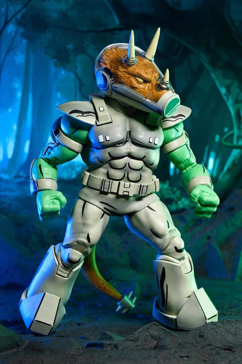 Teenage Mutant Ninja Turtles (Mirage Comics) - 7” Scale Action Figure - Shock Commando Triceraton (Preorder Aug 2026) - Collectables > Action Figures > toys -  Neca