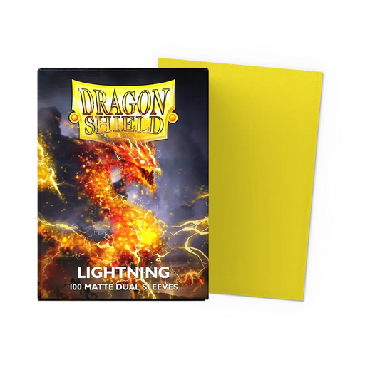 Dragon Shield Standard - Matte Dual - Lightning - 100ct - Card Games > Collectables > TCG > CCG -  Arcane Tinmen