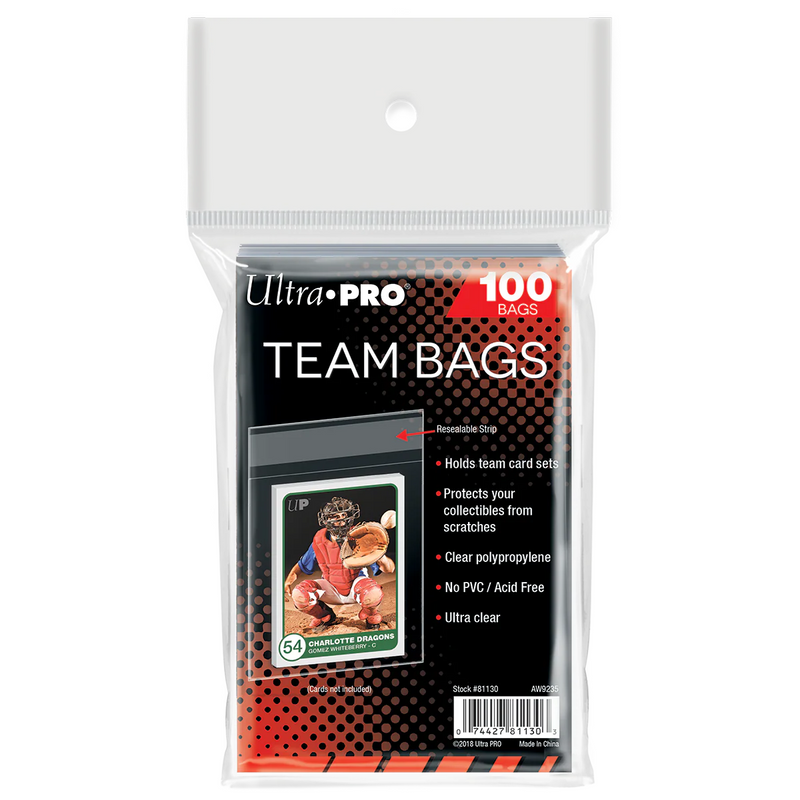 Ultra Pro - Team Bags Resealable Sleeves (100ct) - Card Games > Collectables > TCG > CCG -  Ultra Pro