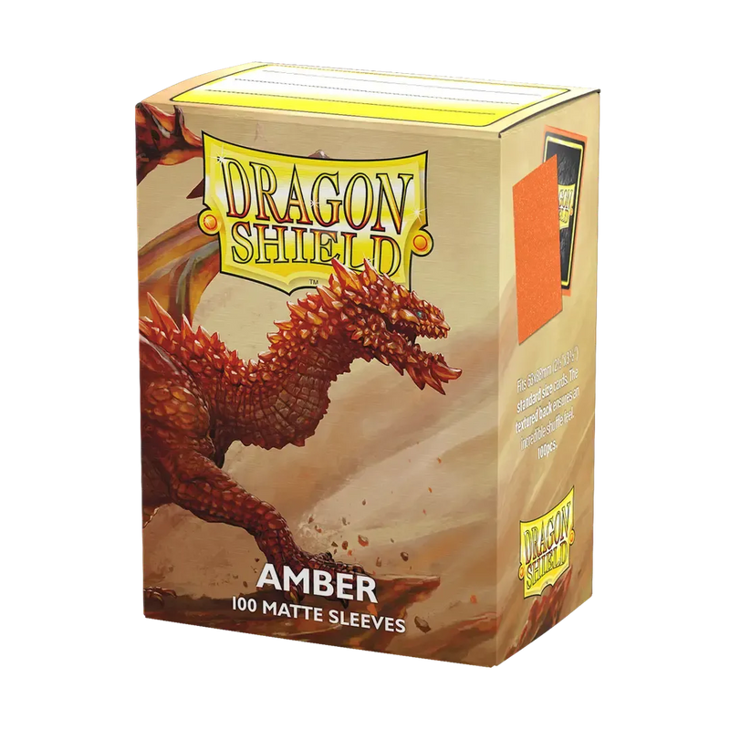 Dragon Shield Standard - Amber Matte - 100ct - Card Games > Collectables > TCG > CCG -  Arcane Tinmen