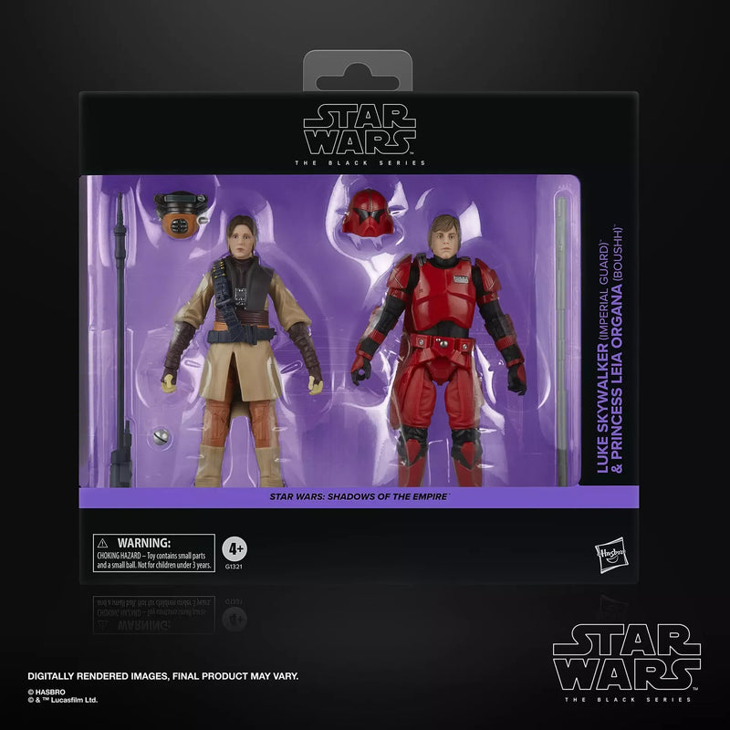 Star Wars The Black Series - Luke Skywalker (Imperial Guard) & Princess Leia Organa (Boushh)