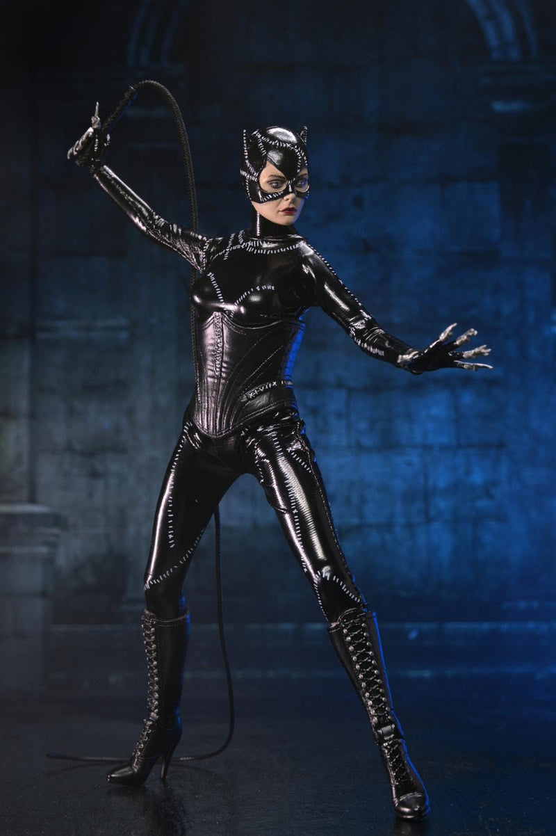 Batman Returns - 8” Clothed Action Figure - Catwoman (Preorder Aug 2026) - Collectables > Action Figures > toys -  Neca